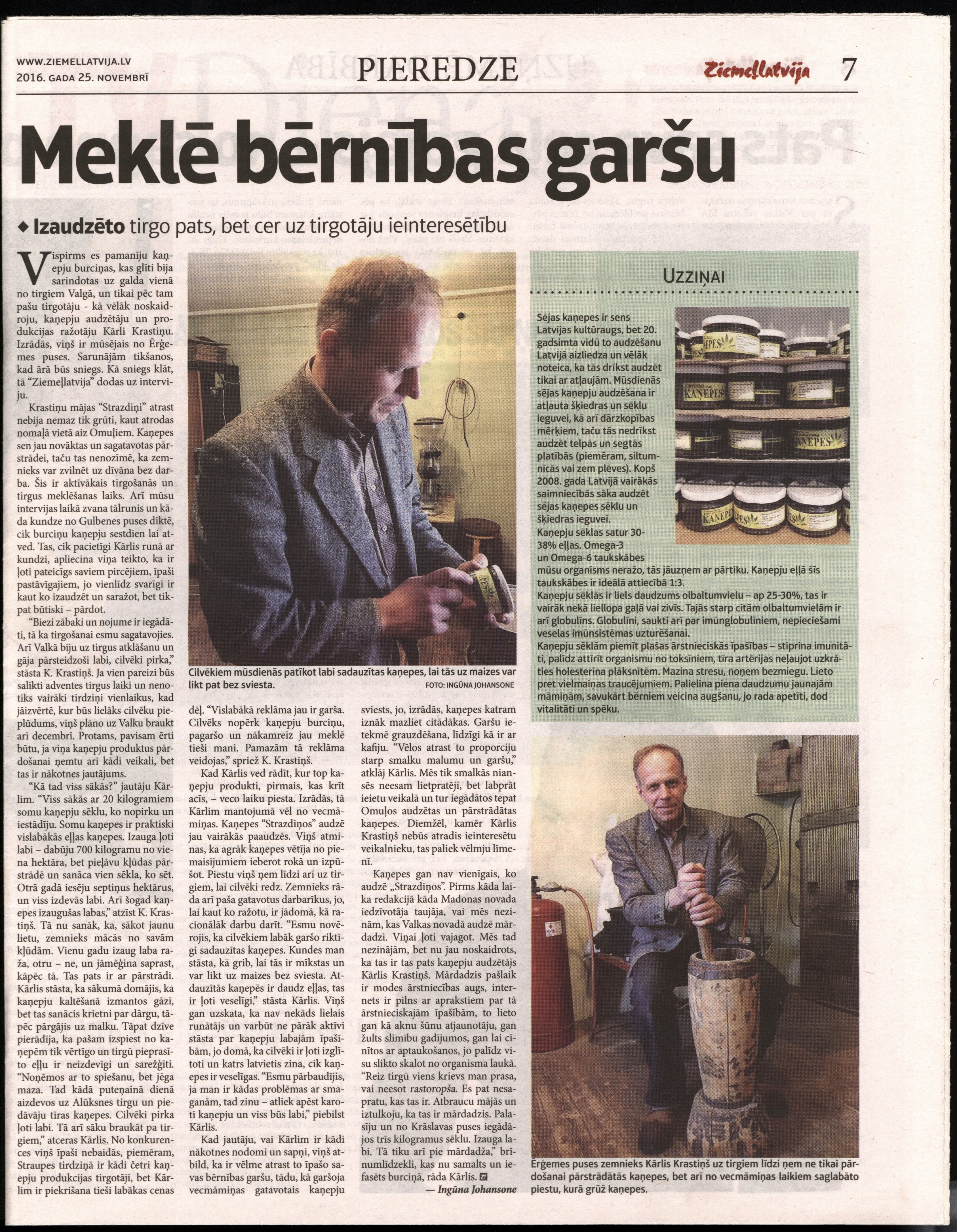 Raksts par Strazdiņi